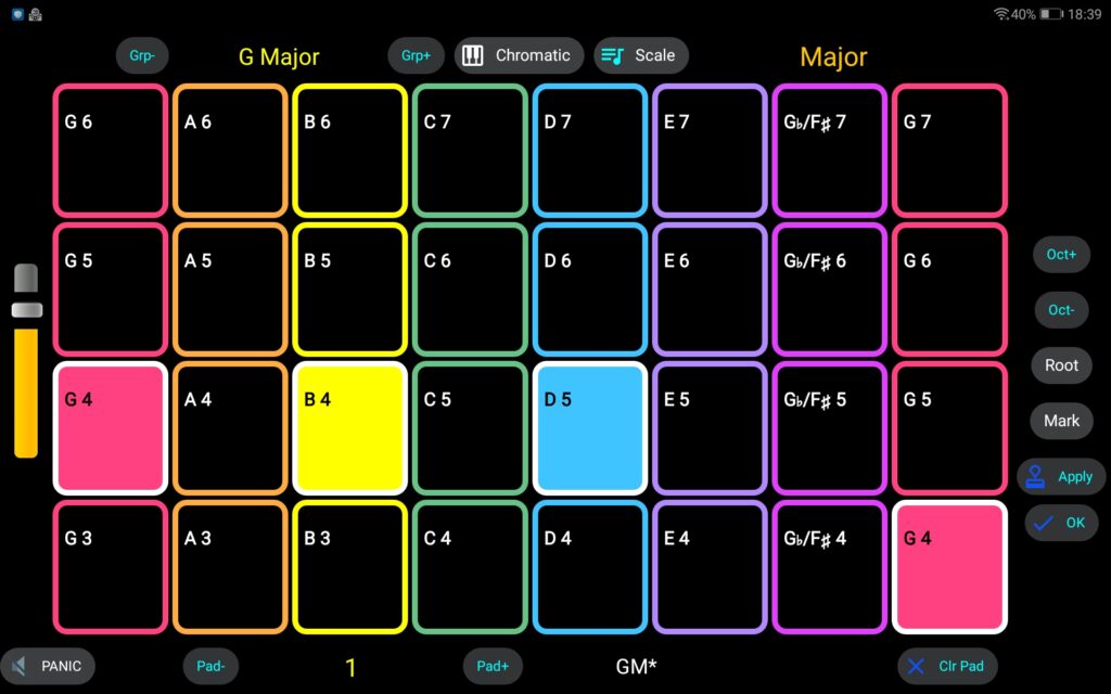 Customize chords notes with scales notes